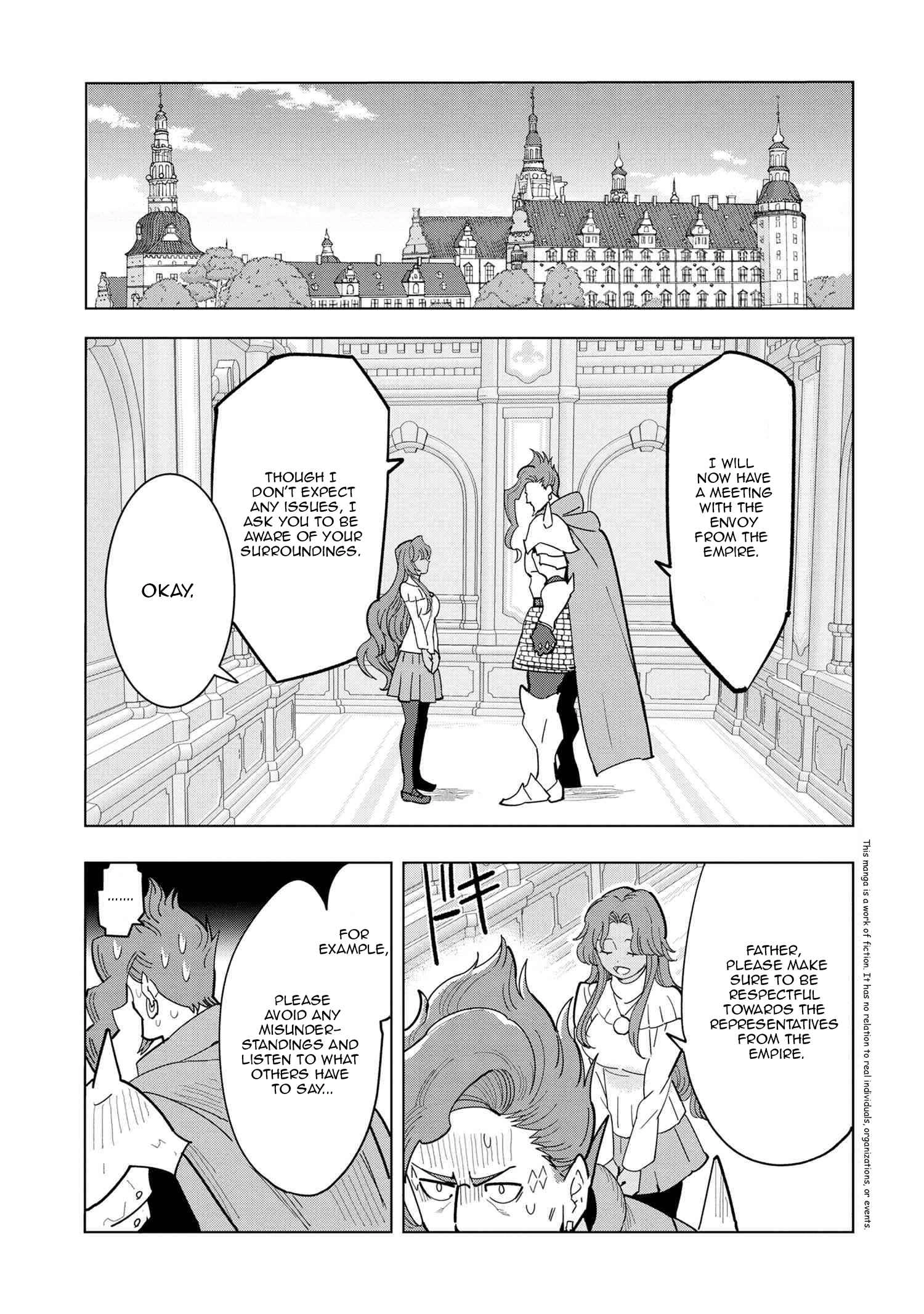 Souzou Renkinjutsushi wa Jiyuu wo Ouka suru: Kokyou wo Tsuihou saretara, Maou no Ohizamoto de Chouzetsu Kouka no Magic Item Tsukuri-houdai ni Narimashita Chapter 11.1 2